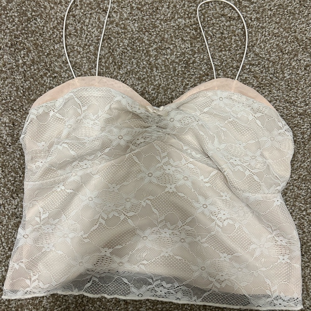 Wild Fable Cream Lace Camisole